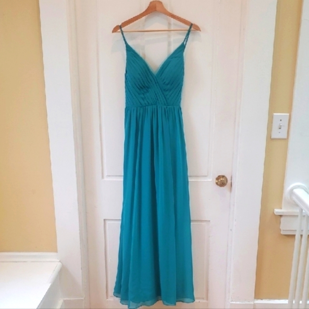 Elegant Teal Maxi Dress